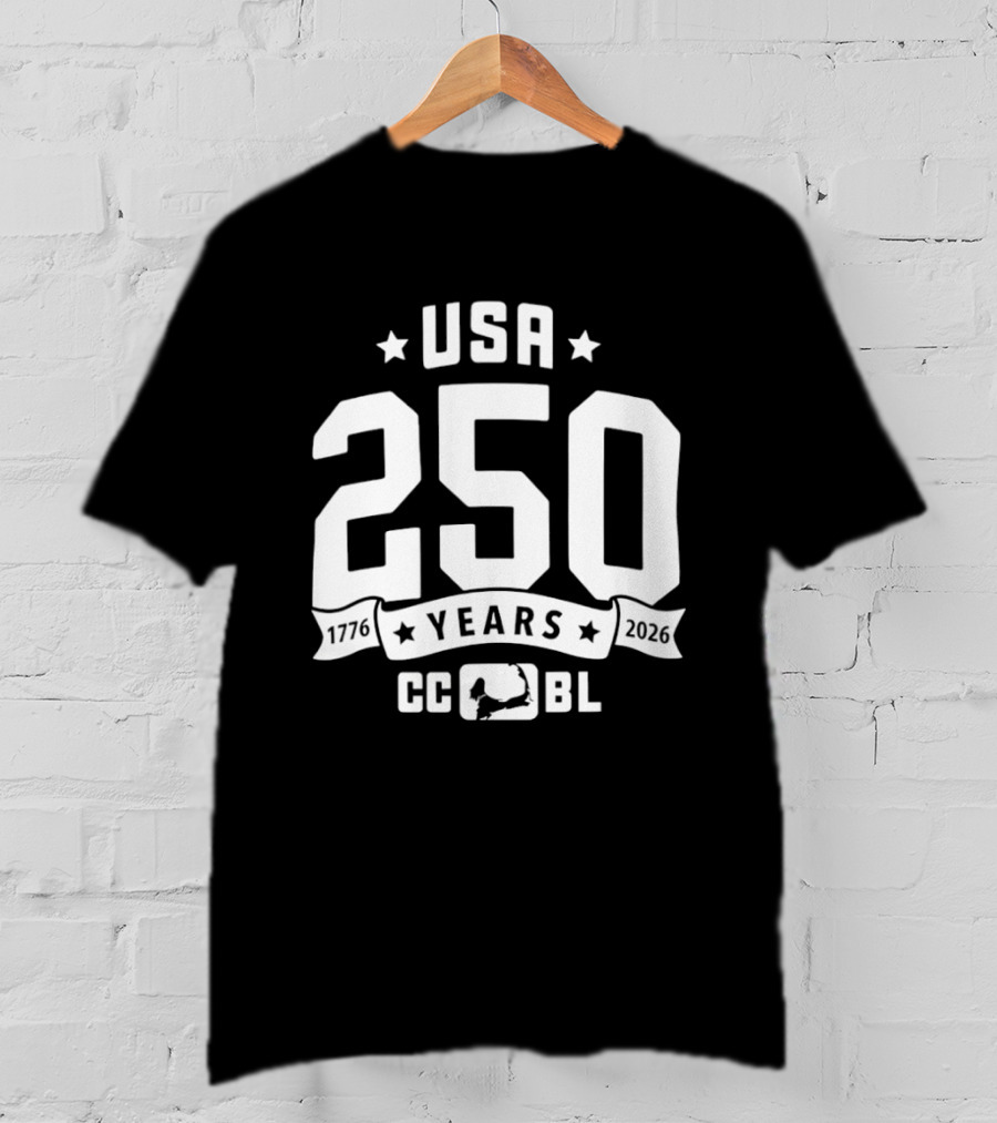 USA 250 Years 1776 2026 CCBL Anniversary T-Shirt
