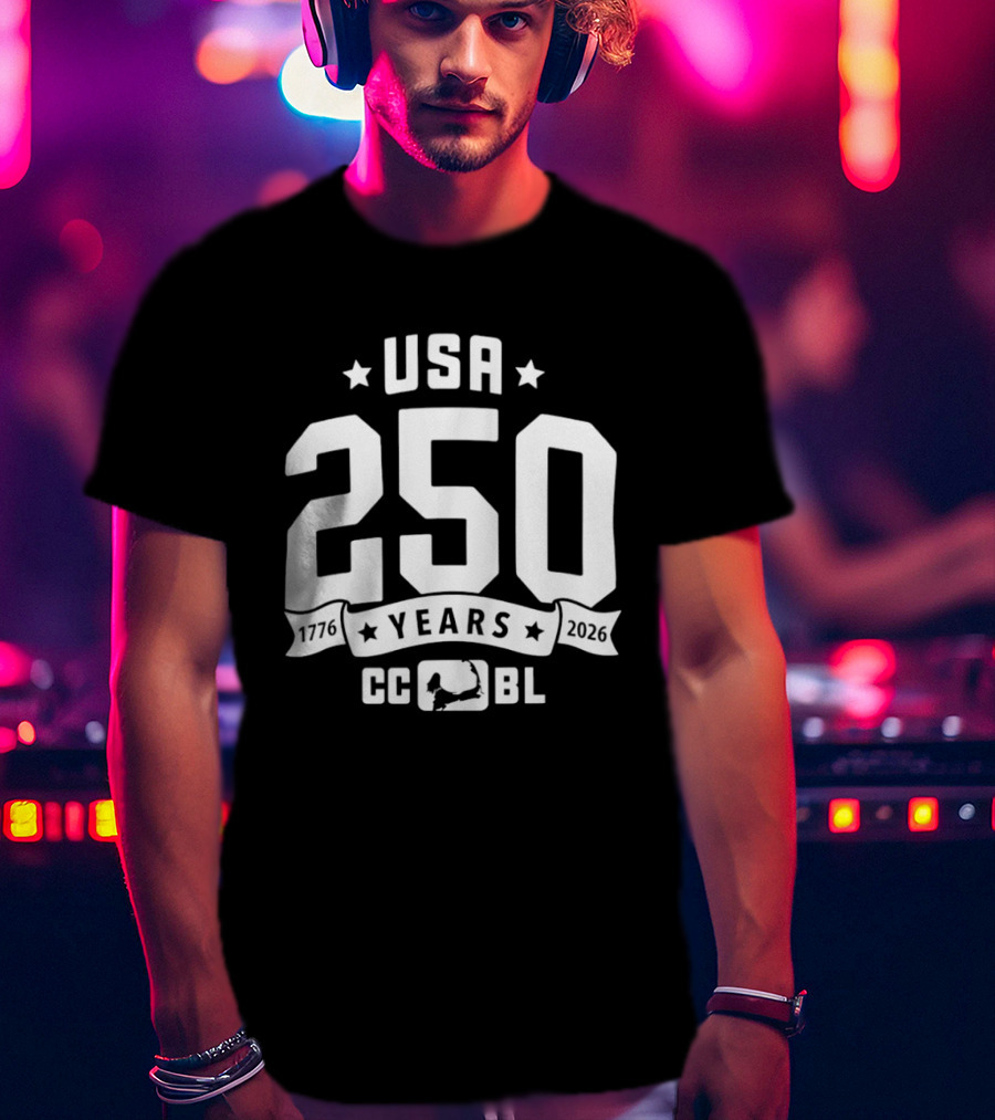 USA 250 Years 1776 2026 CCBL Anniversary T-Shirt