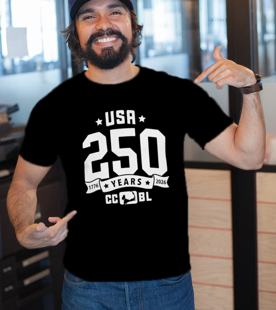 USA 250 Years 1776 2026 CCBL Anniversary T-Shirt