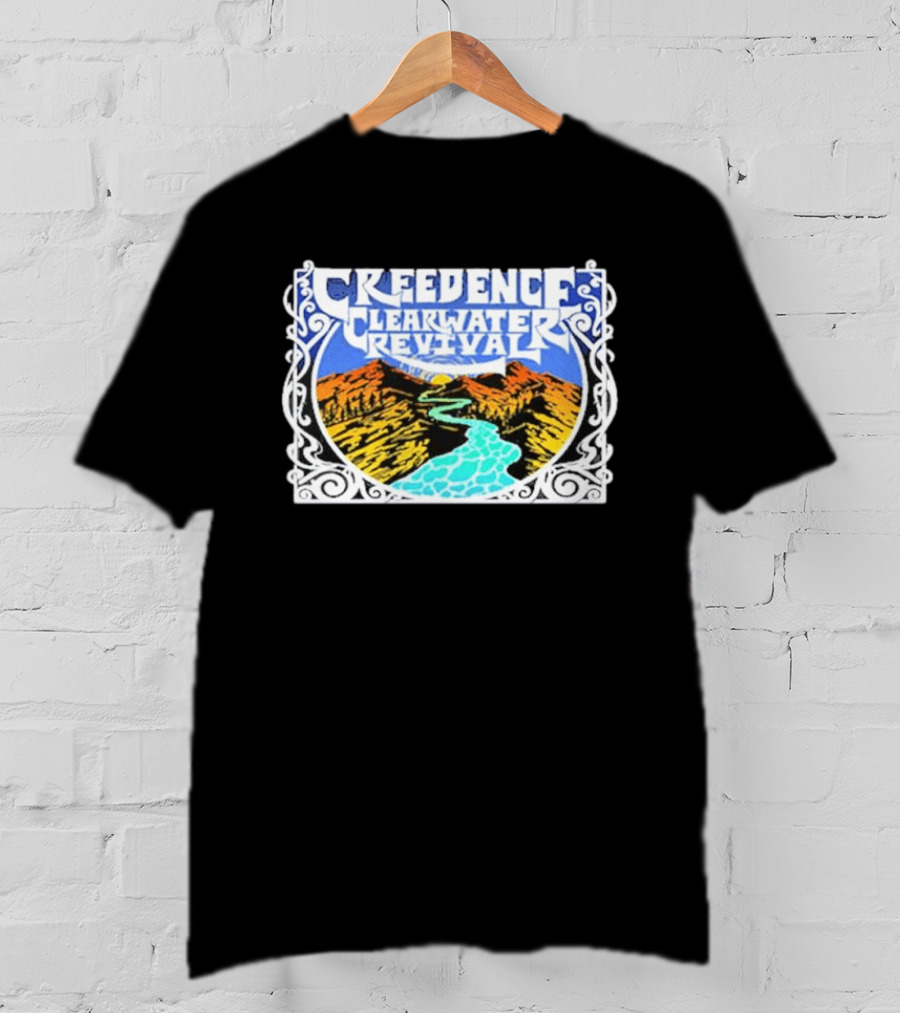 Creedence Clearwater Revival Retro Scenic Landscape T-Shirt