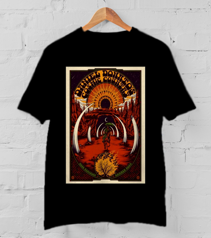 Daniel Donato's Cosmic Country 2026 Horizons Summer Tour Sunburst Desert Rider T-Shirt