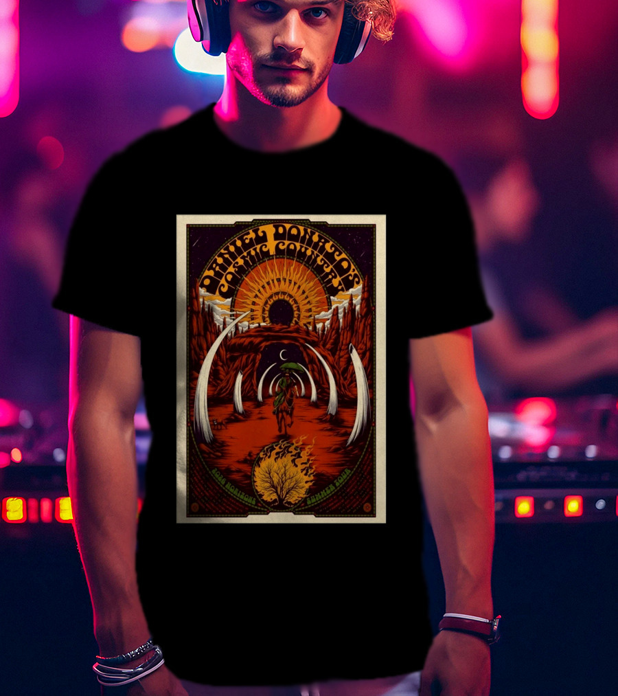 Daniel Donato's Cosmic Country 2026 Horizons Summer Tour Sunburst Desert Rider T-Shirt