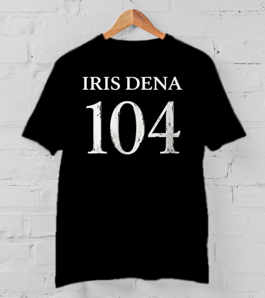 IRIS DENA 104 Metallic Numbers T-Shirt