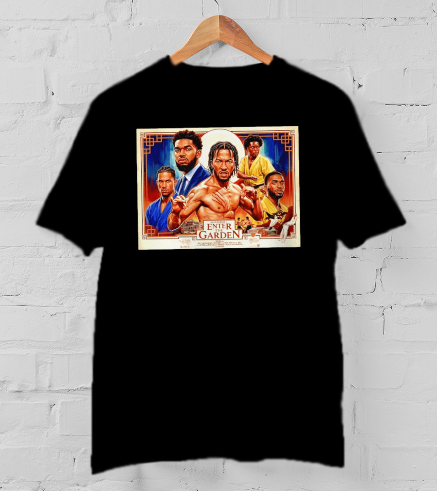 Jalen Brunson Enter The Garden Movie Martial Arts T-Shirt