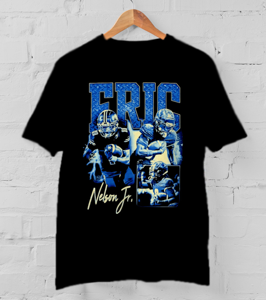 Eric Nelson Jr Football Wildcats New Hampshire T-Shirt