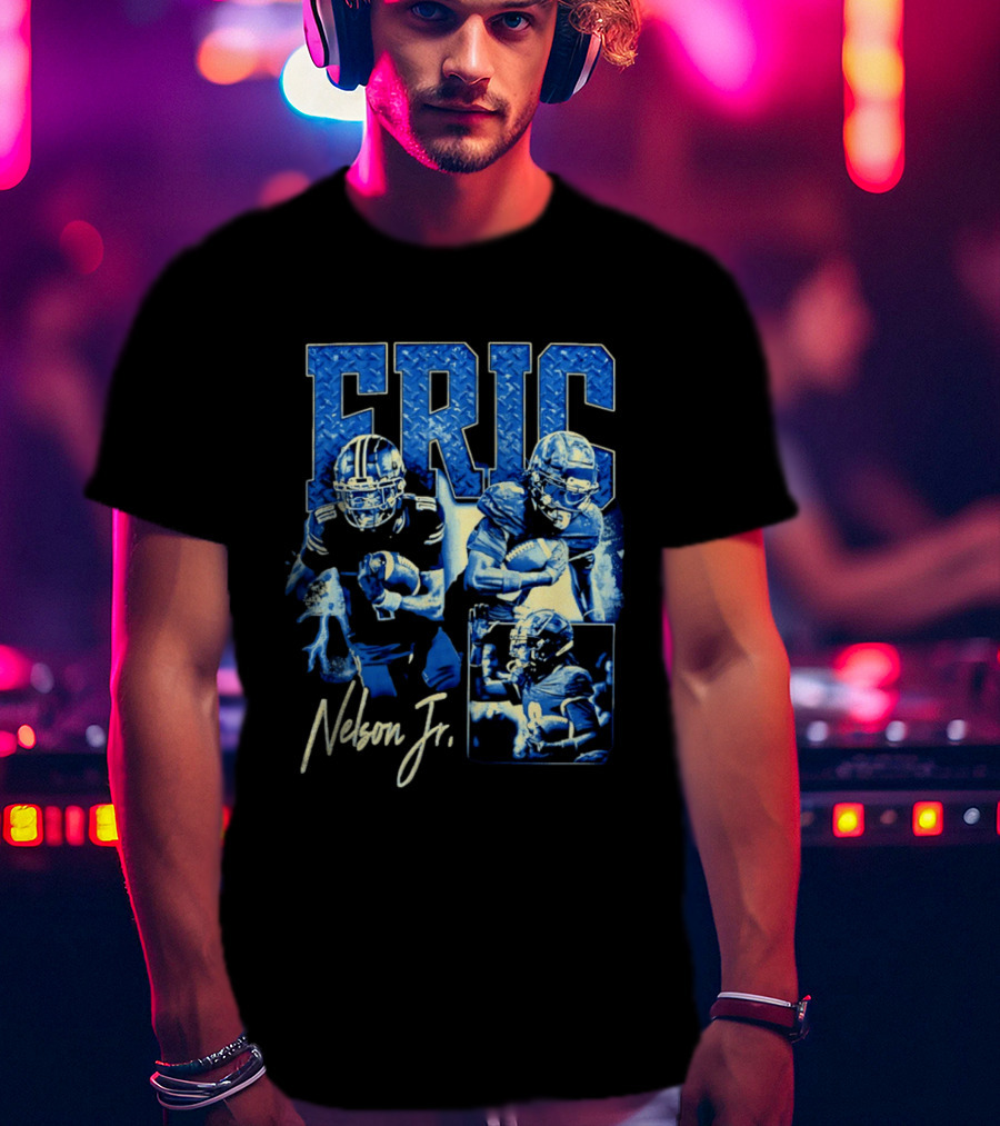 Eric Nelson Jr Football Wildcats New Hampshire T-Shirt