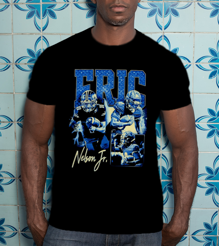 Eric Nelson Jr Football Wildcats New Hampshire T-Shirt