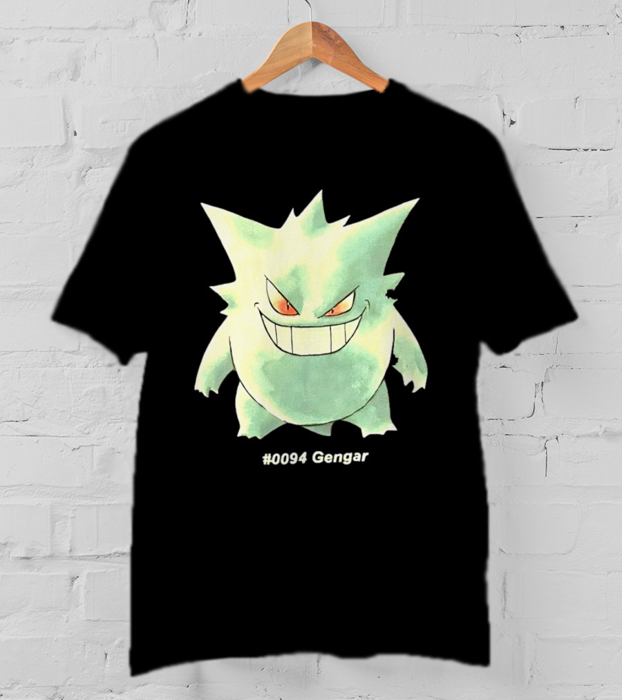 Gengar Pokemon 0094 Shadow Pokemon Ghost Type T-Shirt