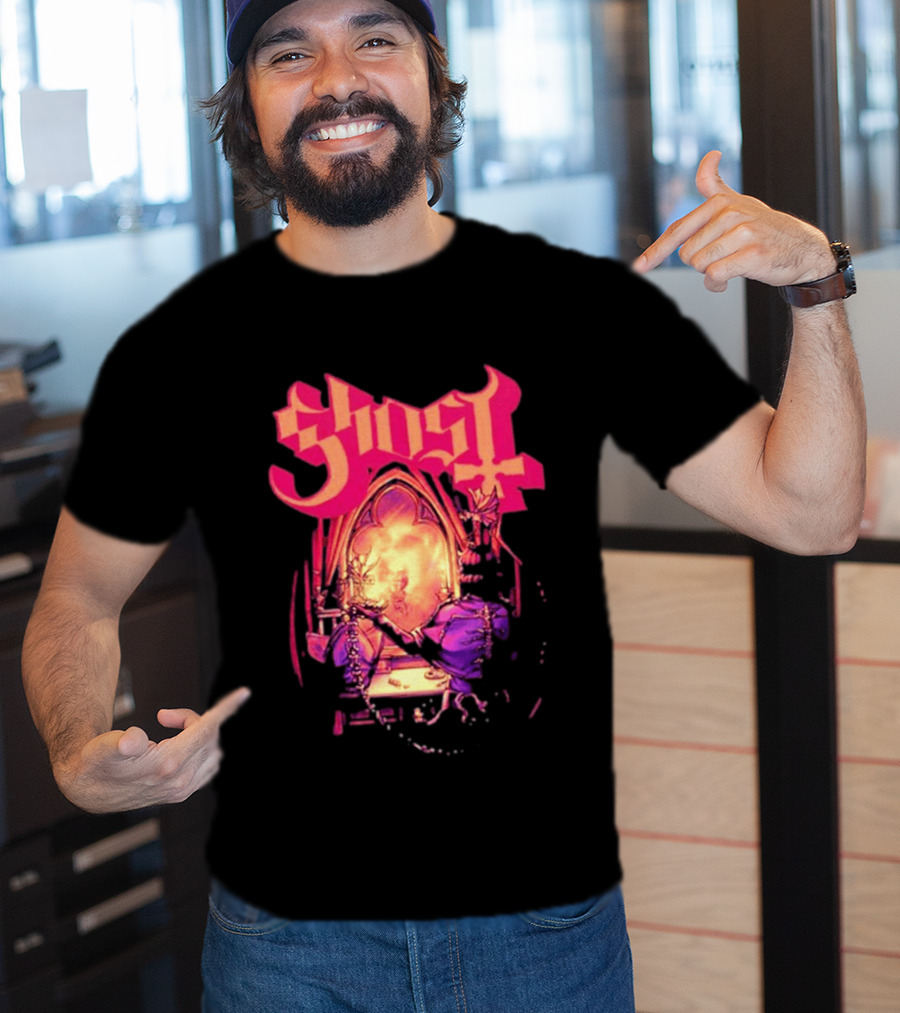 Ghost Band Summer 2026 Exclusive Dressing Room Gothic Mirror T-Shirt
