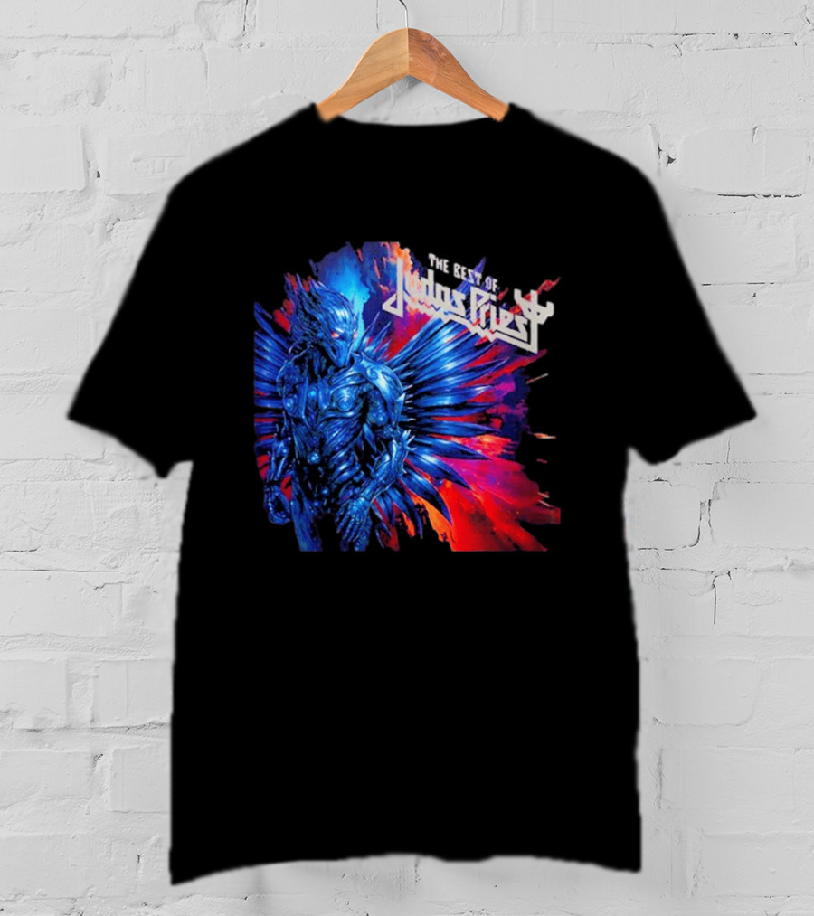 Judas Priest The Best Of 2026 New Album Robotic Blue Warrior T-Shirt