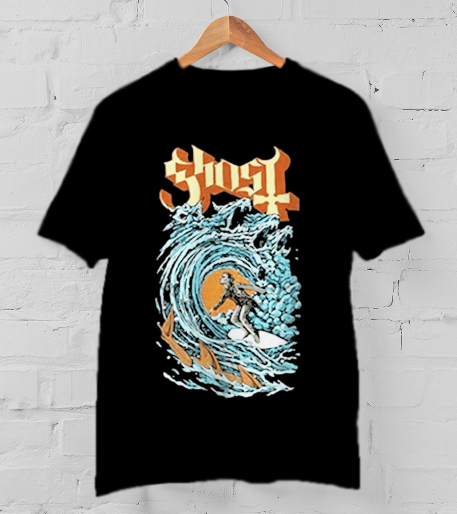 Ghost Band Summer 2026 Exclusive Papa Surf Muscle Wave T-Shirt