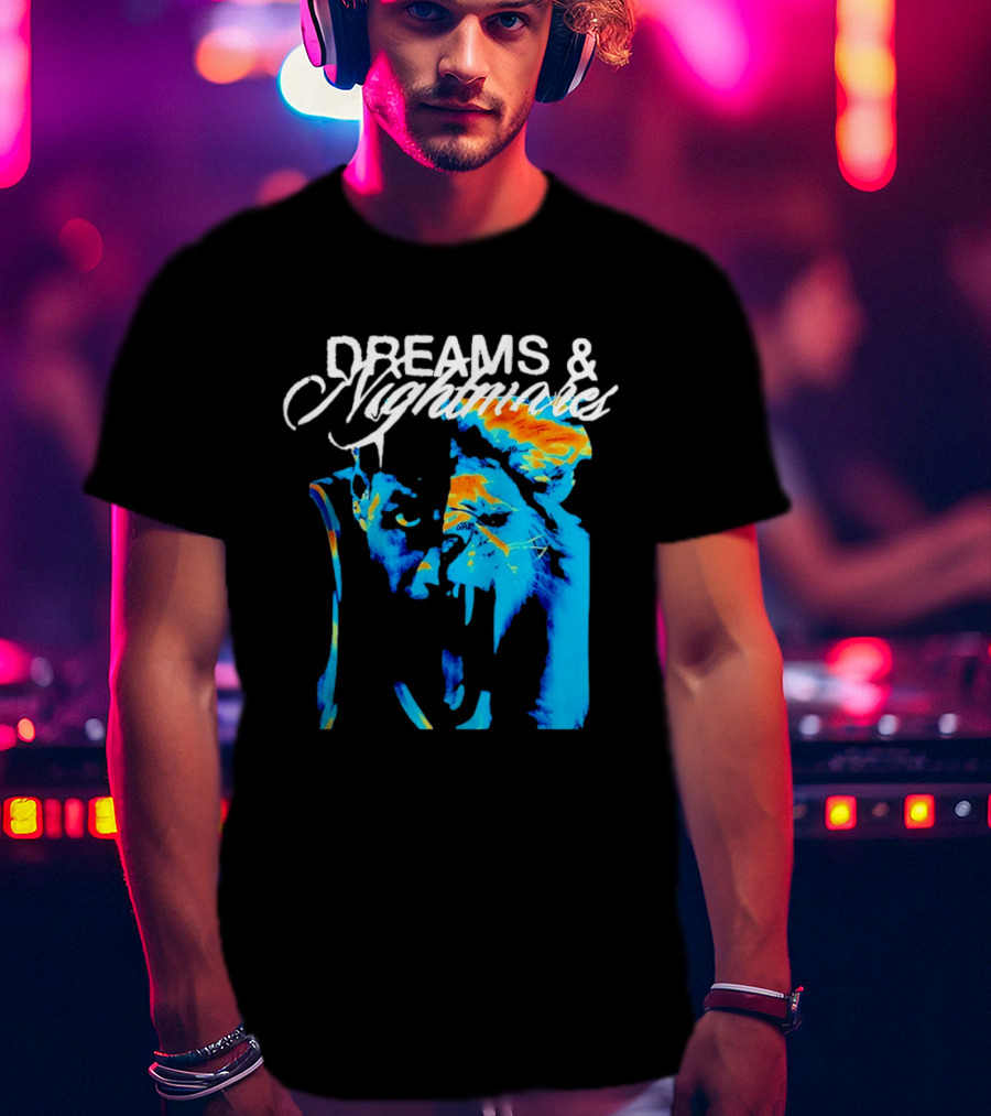 LeBron James Los Angeles Lakers Dreams Nightmares Watercolor Artistry T-Shirt