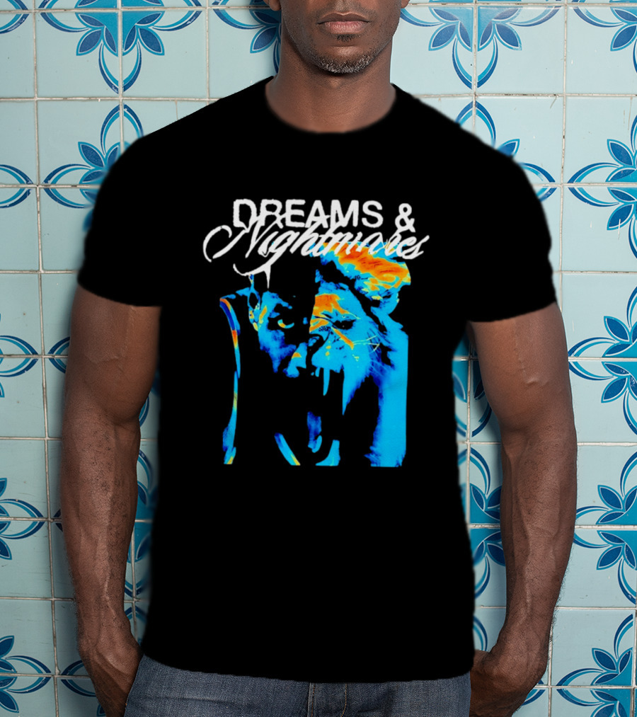 LeBron James Los Angeles Lakers Dreams Nightmares Watercolor Artistry T-Shirt
