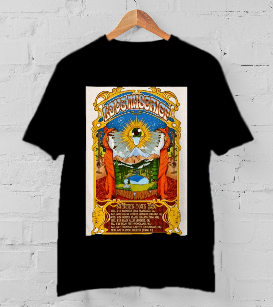 Love Mischief Summer Tour 2026 Dates And Venues Psychedelic T-Shirt