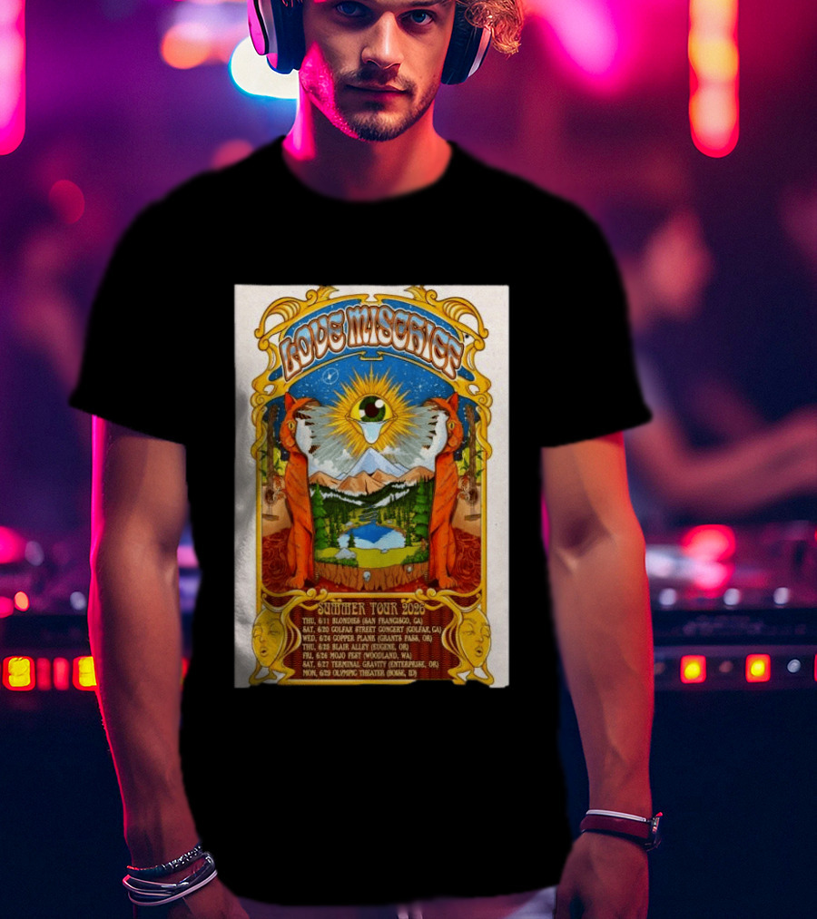 Love Mischief Summer Tour 2026 Dates And Venues Psychedelic T-Shirt
