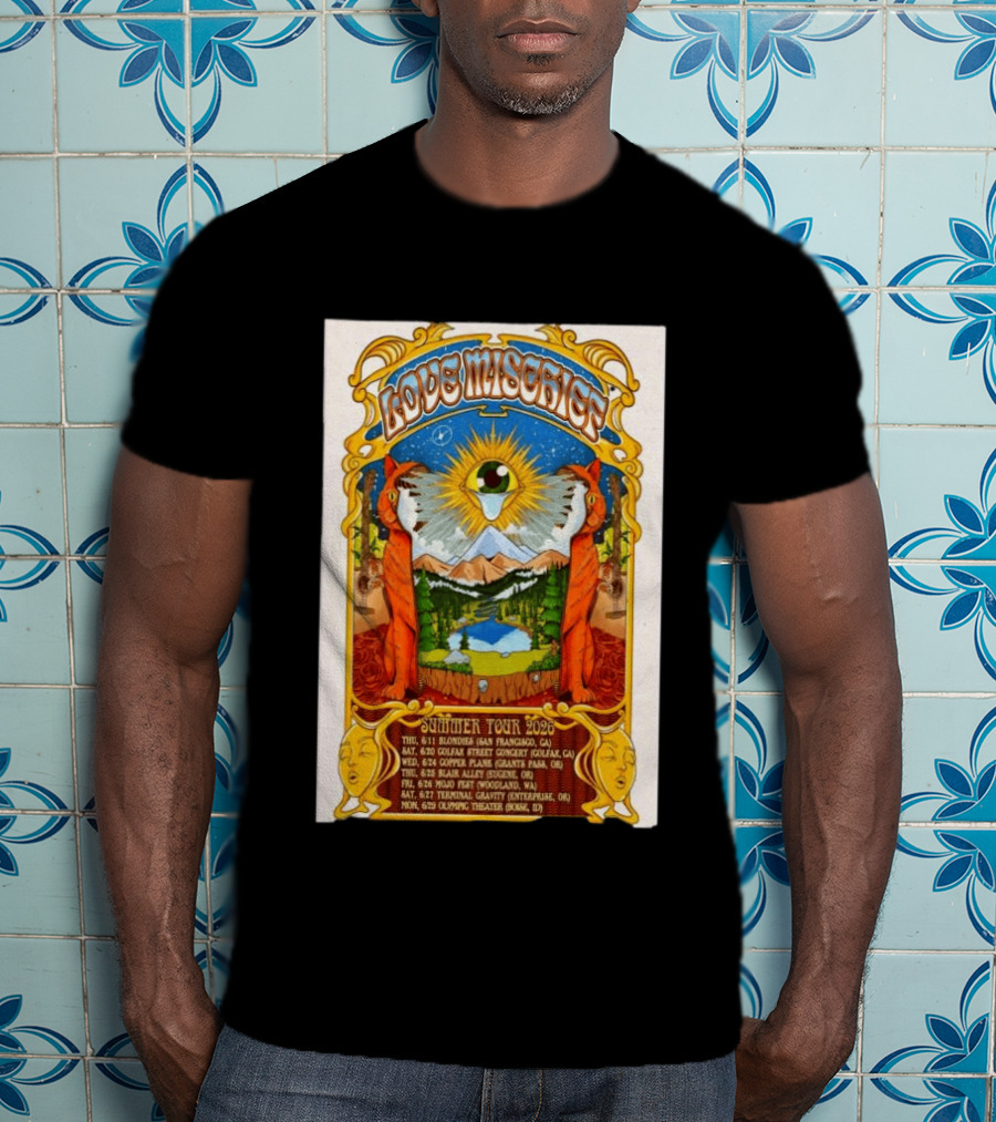 Love Mischief Summer Tour 2026 Dates And Venues Psychedelic T-Shirt