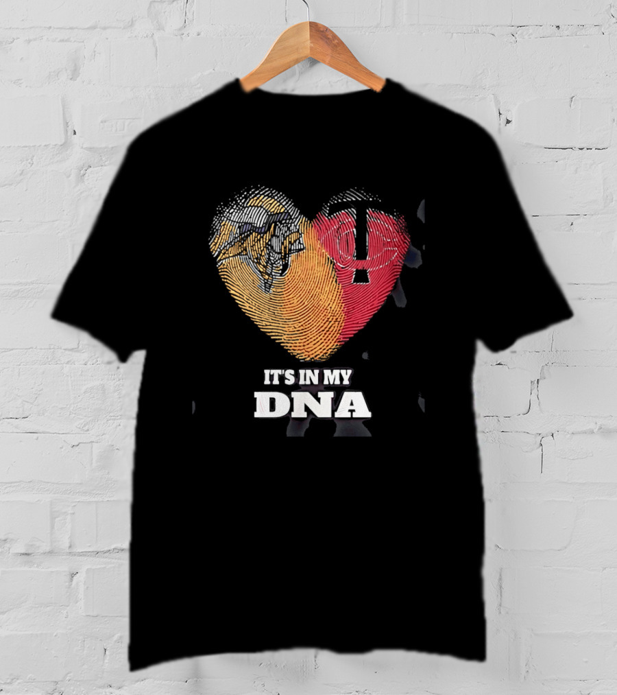 Minnesota Vikings Twins Heart It's In My DNA T-Shirt