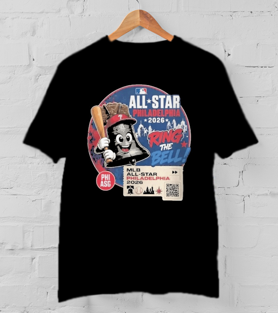 Philadelphia MLB All Star Game 2026 Ring The Bell Liberty Bell Baseball T-Shirt