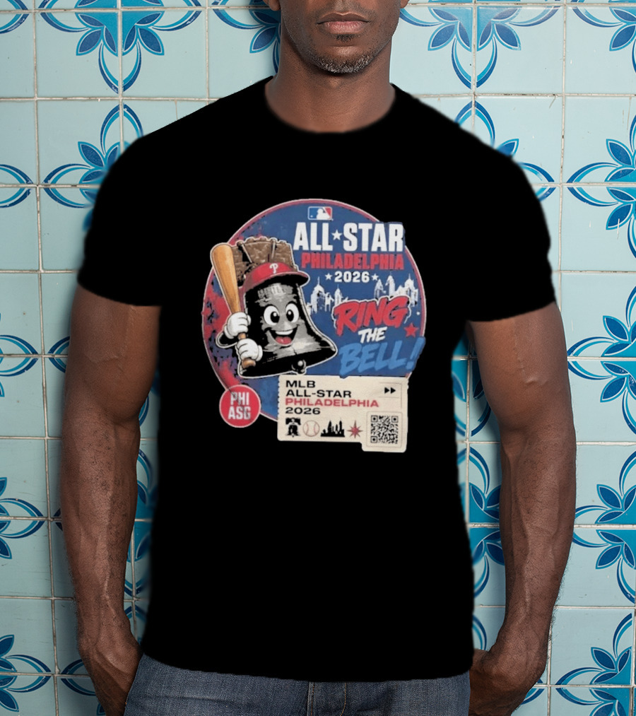 Philadelphia MLB All Star Game 2026 Ring The Bell Liberty Bell Baseball T-Shirt