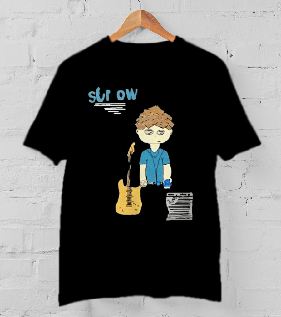 Sorrow Very Sorrow Days Blue Guitar T-Shirt