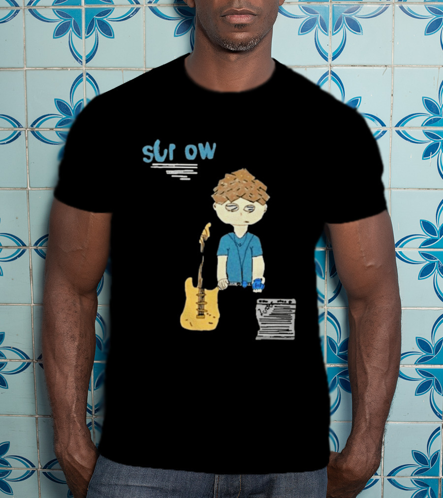 Sorrow Very Sorrow Days Blue Guitar T-Shirt
