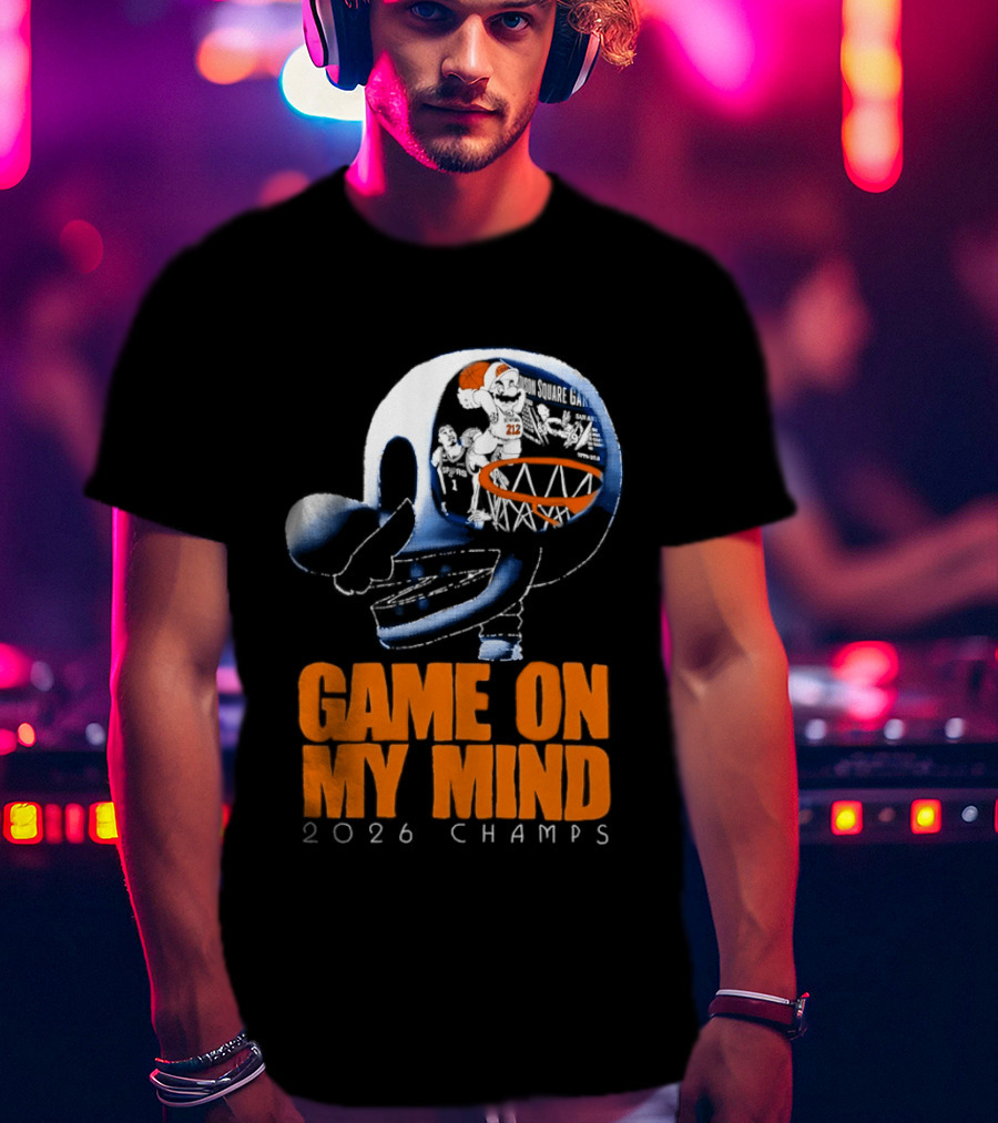 NY Knicks Mario Game On My Mind 2026 Champs T-Shirt