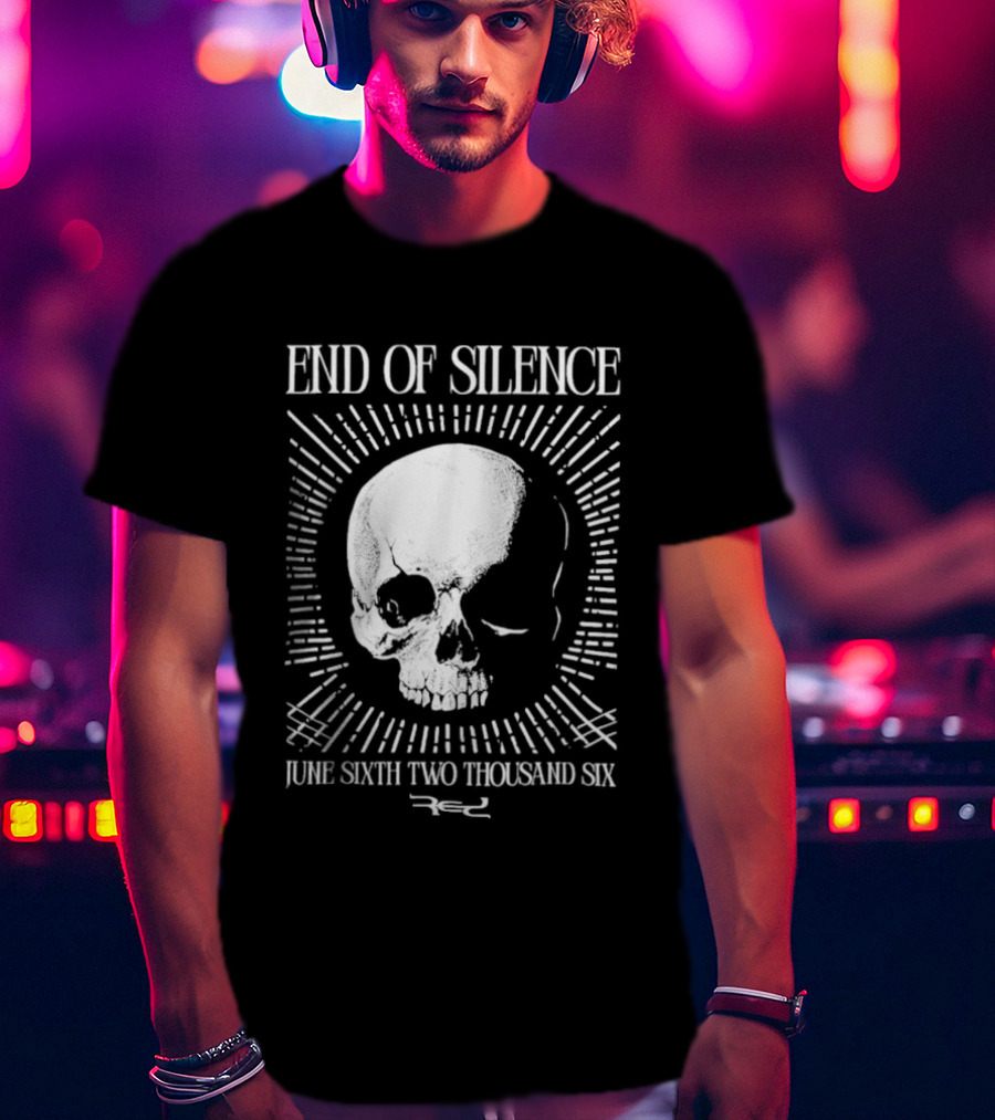End Of Silence Skull June Sixth Two Thousand Six T-Shirt