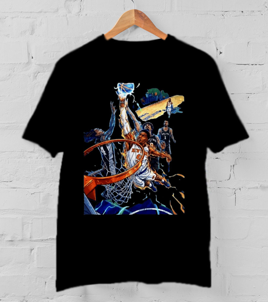 NBA Dunk NYC Knicks 2026 Showdown Championship Playoffs T-Shirt