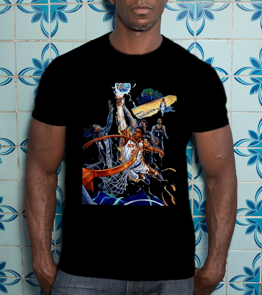 NBA Dunk NYC Knicks 2026 Showdown Championship Playoffs T-Shirt