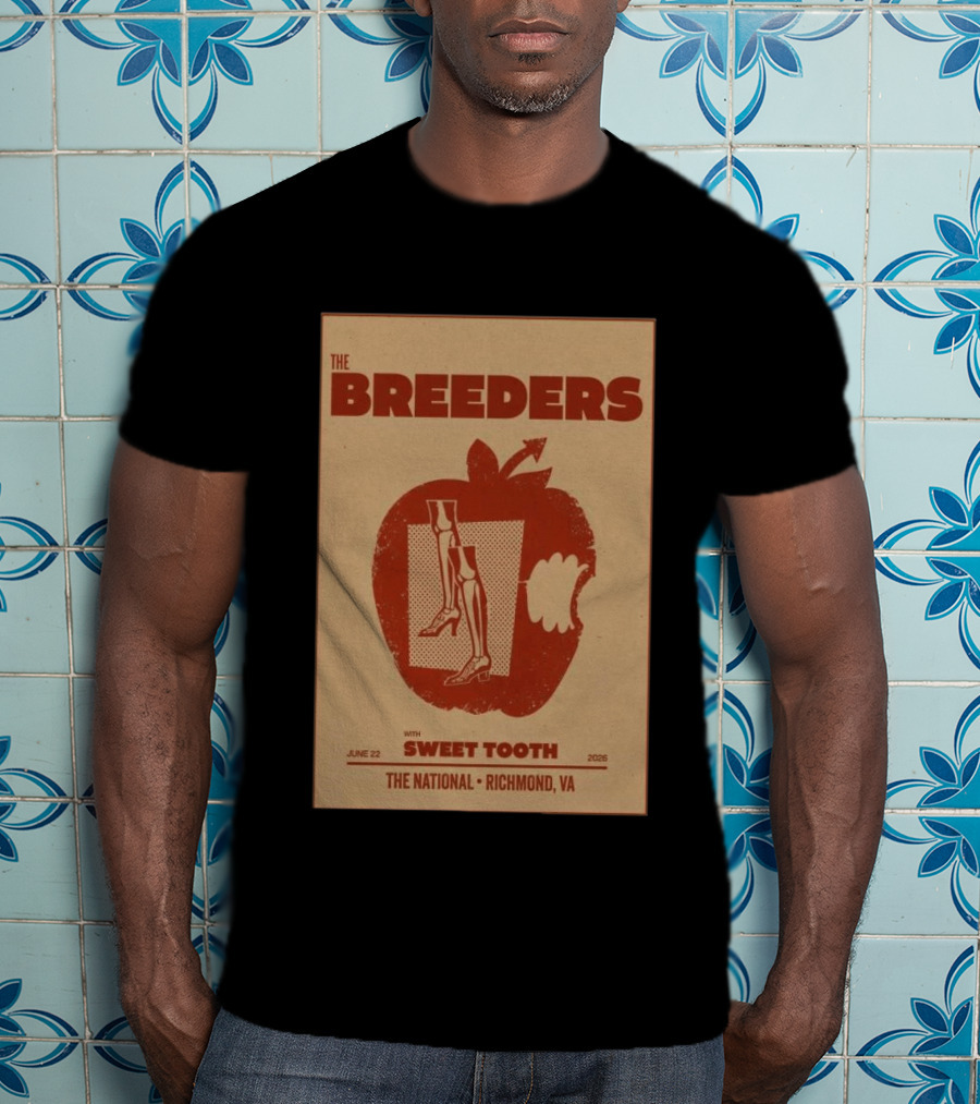 The Breeders Sweet Tooth June 22 2026 Richmond The National T-Shirt