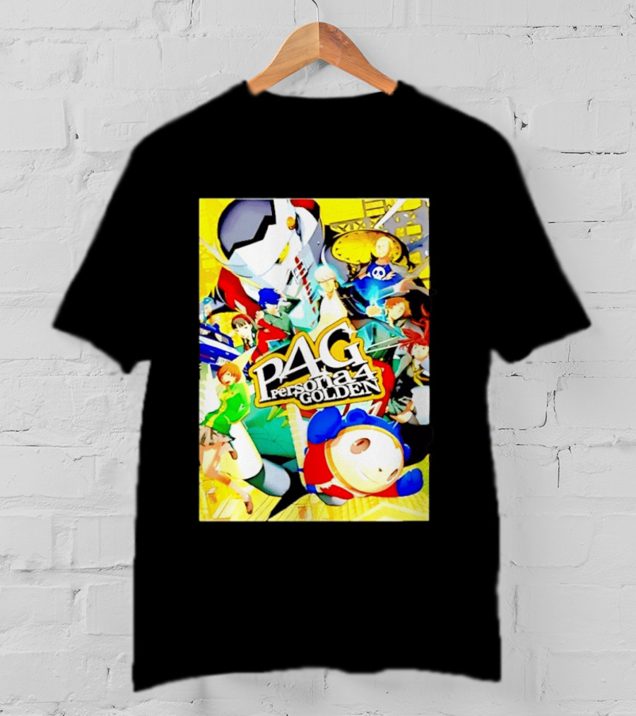 Persona 4 Golden P4G Main Cast Izanagi Teddie Kanji Naoto Chie Yosuke Yukiko Margaret T-Shirt