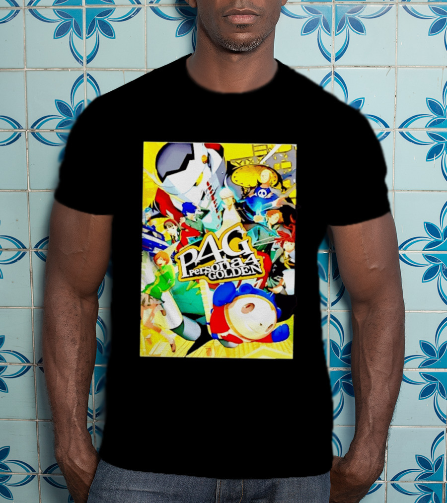 Persona 4 Golden P4G Main Cast Izanagi Teddie Kanji Naoto Chie Yosuke Yukiko Margaret T-Shirt