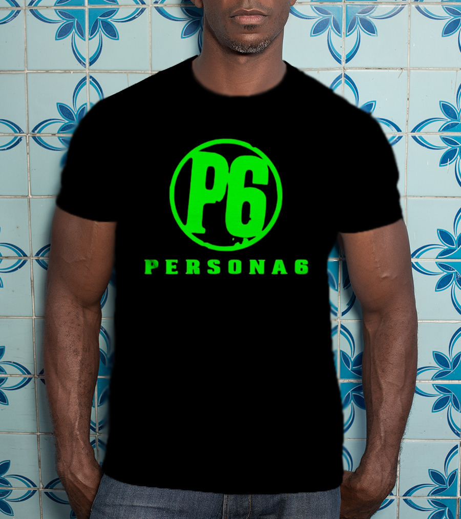 Persona 6 P6 Gaming Series Retro Green T-Shirt