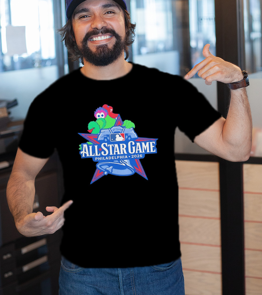 Phillie Phanatic All Star Game Philadelphia 2026 MLB T-Shirt