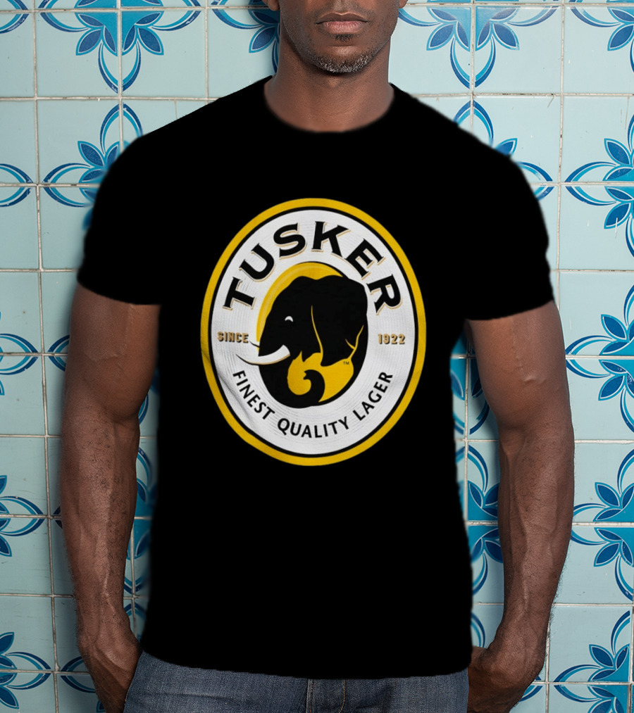 Tusker Elephant Finest Quality Lager Since 1922 T-Shirt