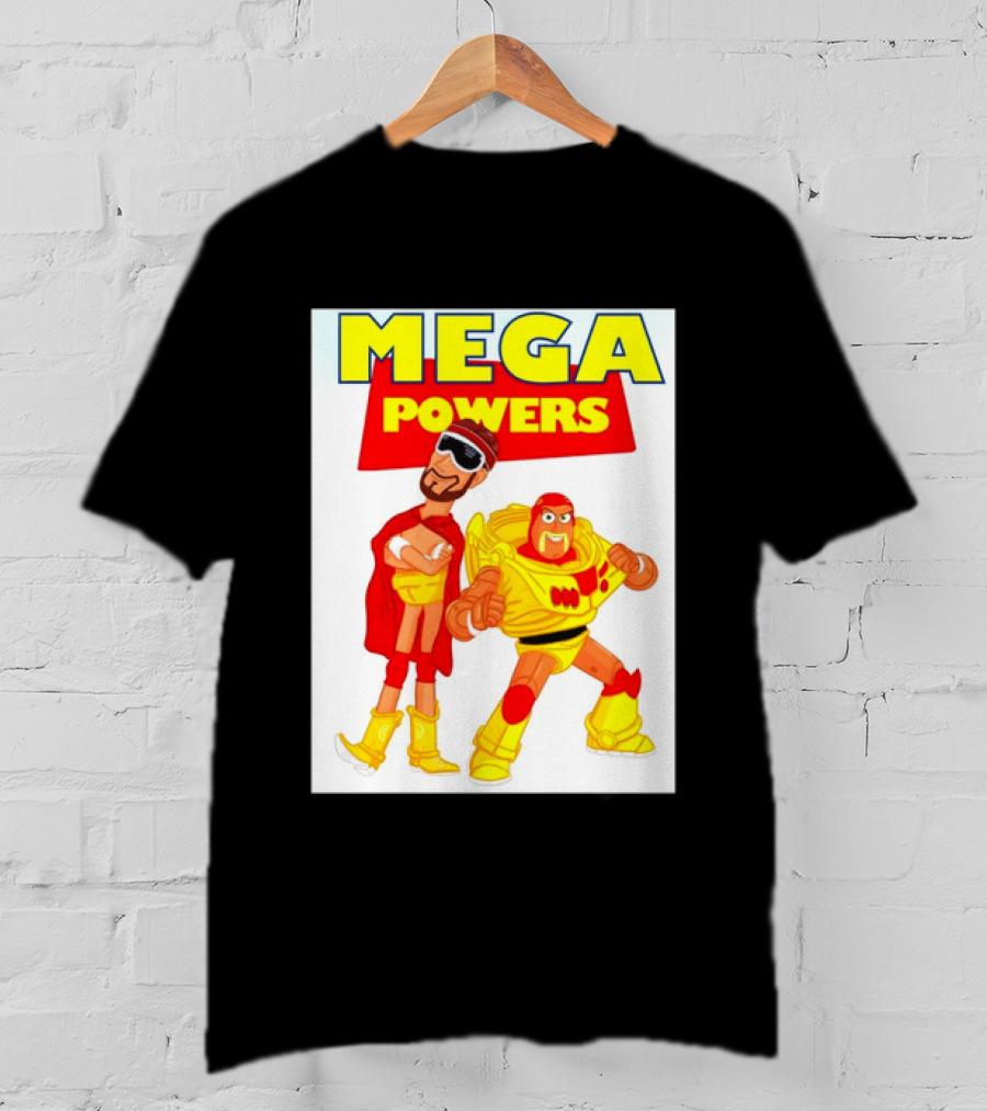 Randy Macho Man Savage Buzz Lightyear Hulk Hogan Toy Story WWE Mega Powers T-Shirt