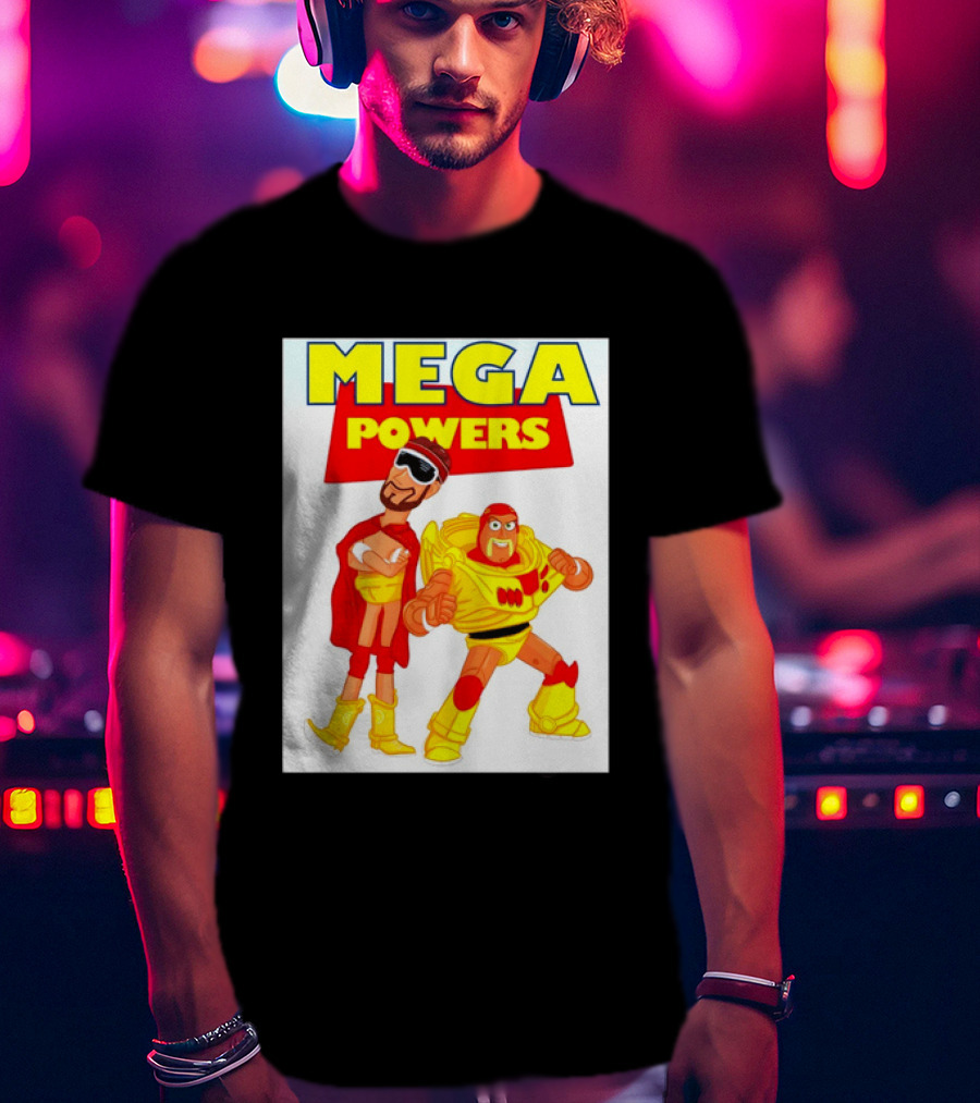 Randy Macho Man Savage Buzz Lightyear Hulk Hogan Toy Story WWE Mega Powers T-Shirt