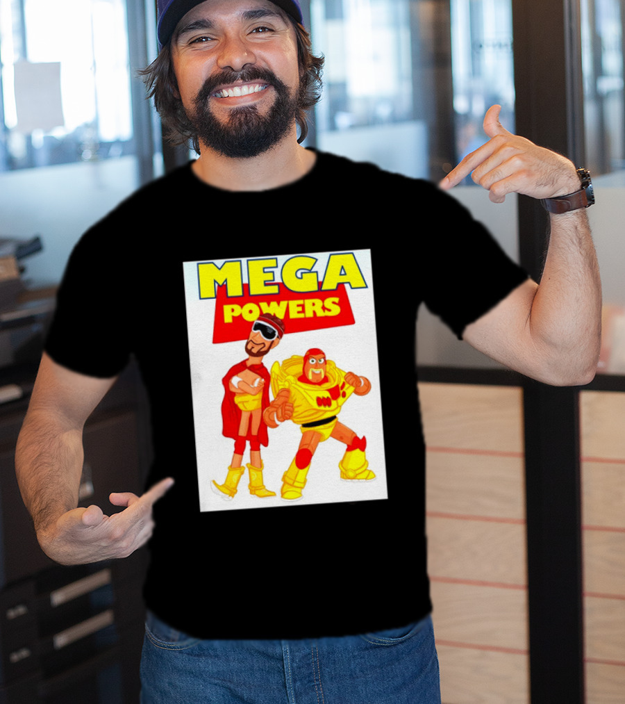 Randy Macho Man Savage Buzz Lightyear Hulk Hogan Toy Story WWE Mega Powers T-Shirt