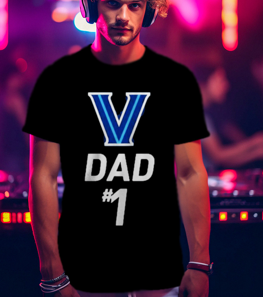 Villanova Number One Dad Father's Day 2026 T-Shirt