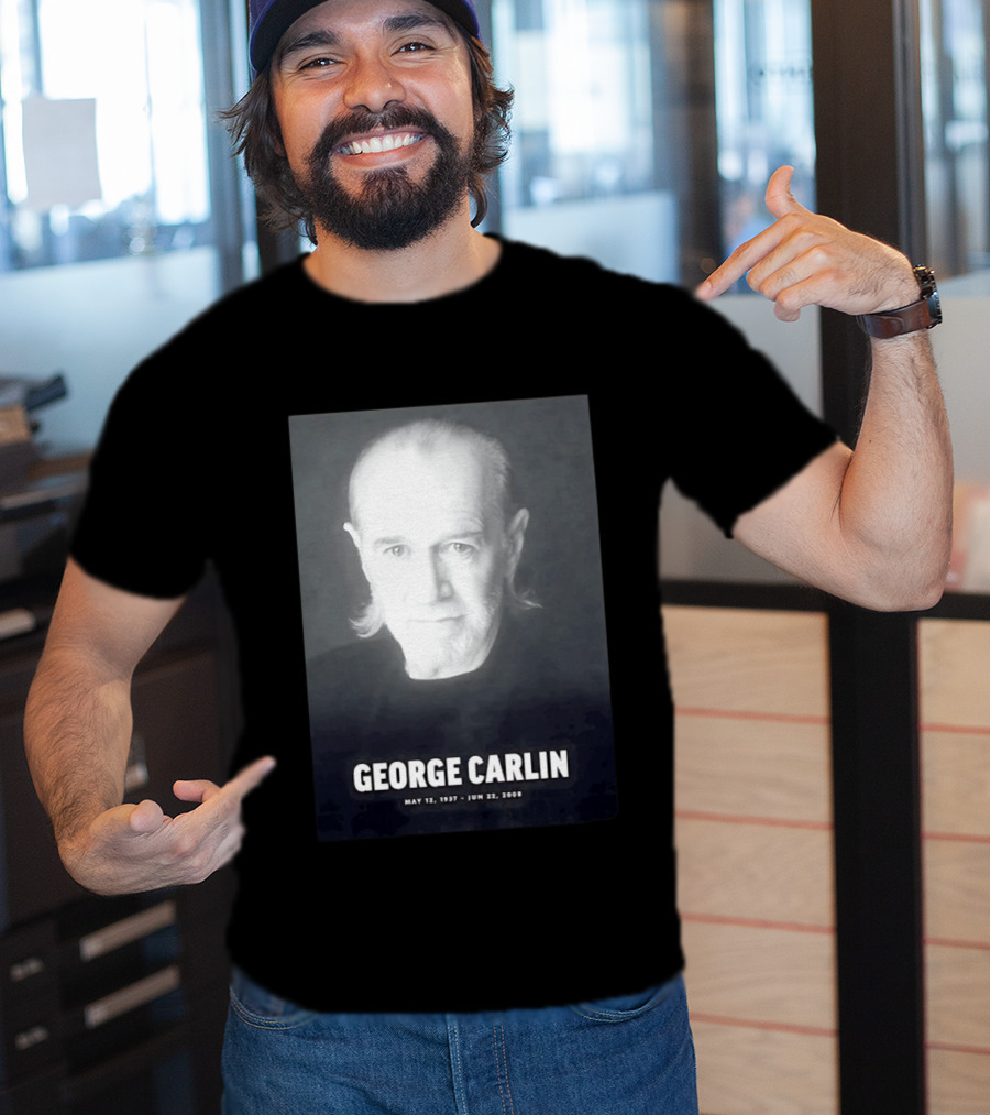 George Carlin May 12 1937 Jun 22 2008 T-Shirt