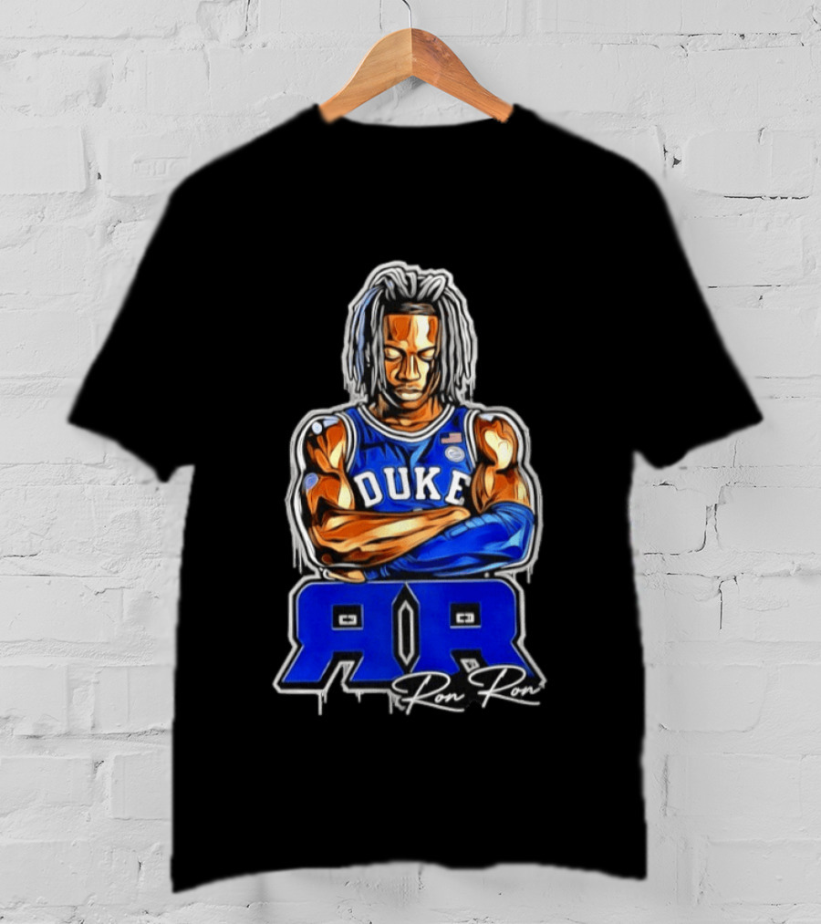 Ron Ron Deron Rippey Jr Duke Blue Devils Basketball Player T-Shirt