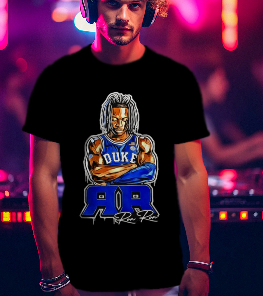 Ron Ron Deron Rippey Jr Duke Blue Devils Basketball Player T-Shirt