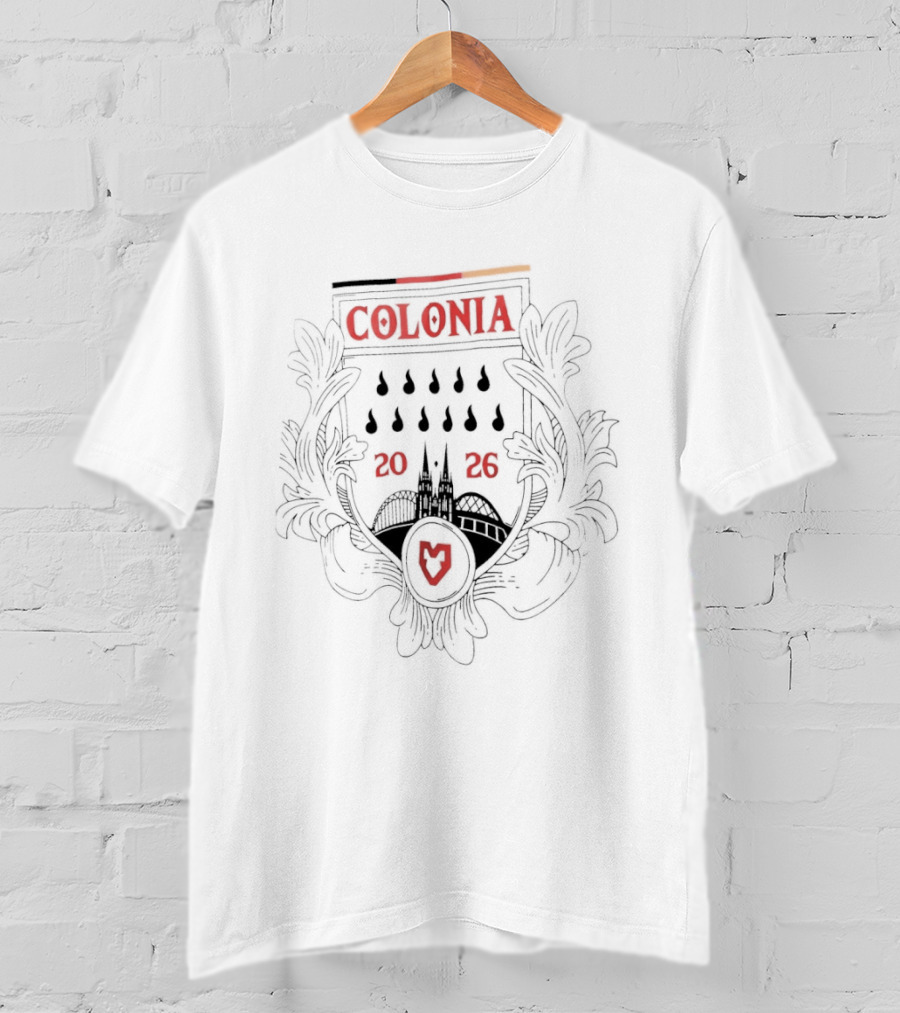 Colonia 2026 Germany Crest City Skyline T-Shirt