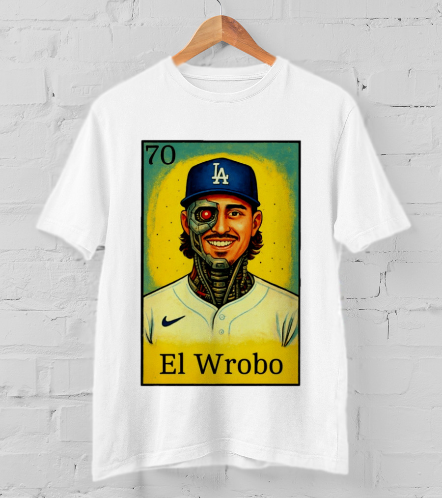 El Wrobo 70 Evan Phillips Los Angeles Dodgers T-Shirt