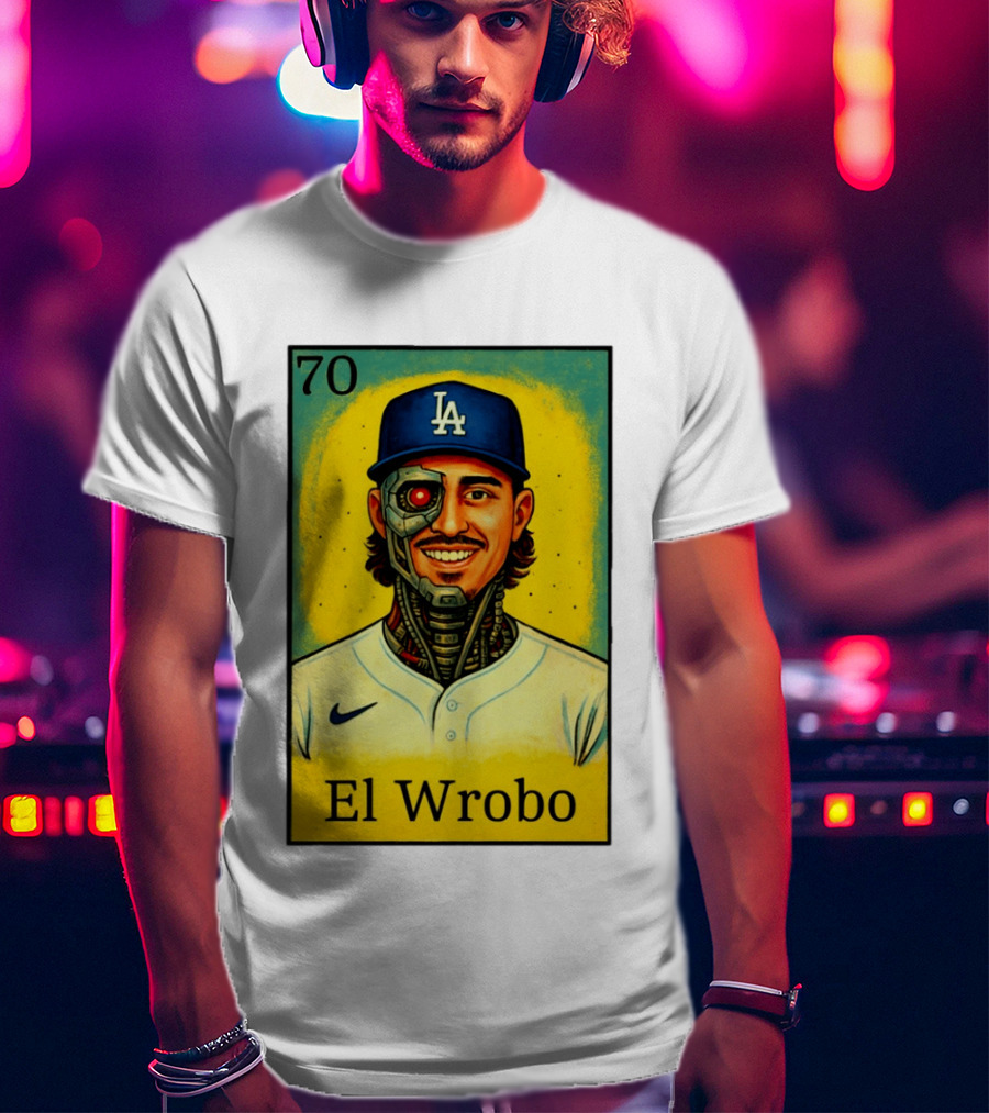 El Wrobo 70 Evan Phillips Los Angeles Dodgers T-Shirt