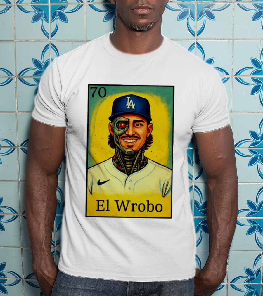 El Wrobo 70 Evan Phillips Los Angeles Dodgers T-Shirt