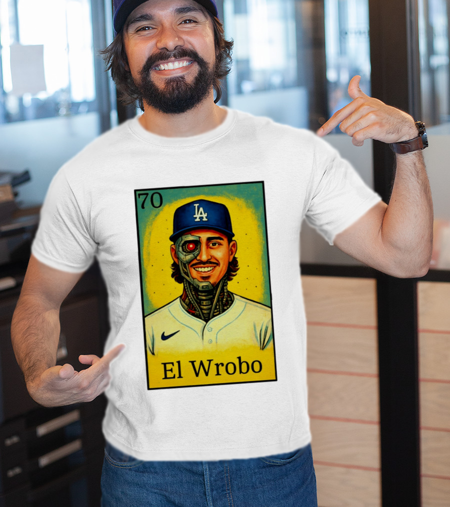 El Wrobo 70 Evan Phillips Los Angeles Dodgers T-Shirt