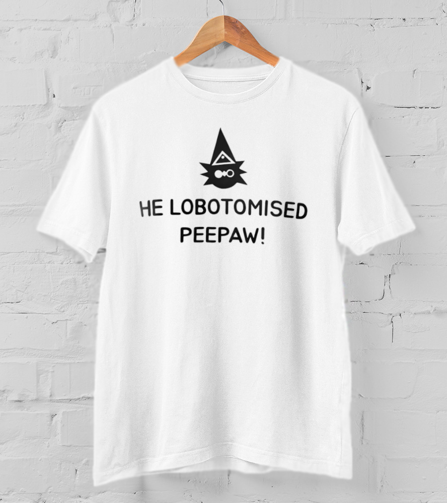 Magnificus Inscryption He Lobotomised Peepaw Wizard Face Gaming Meme T-Shirt