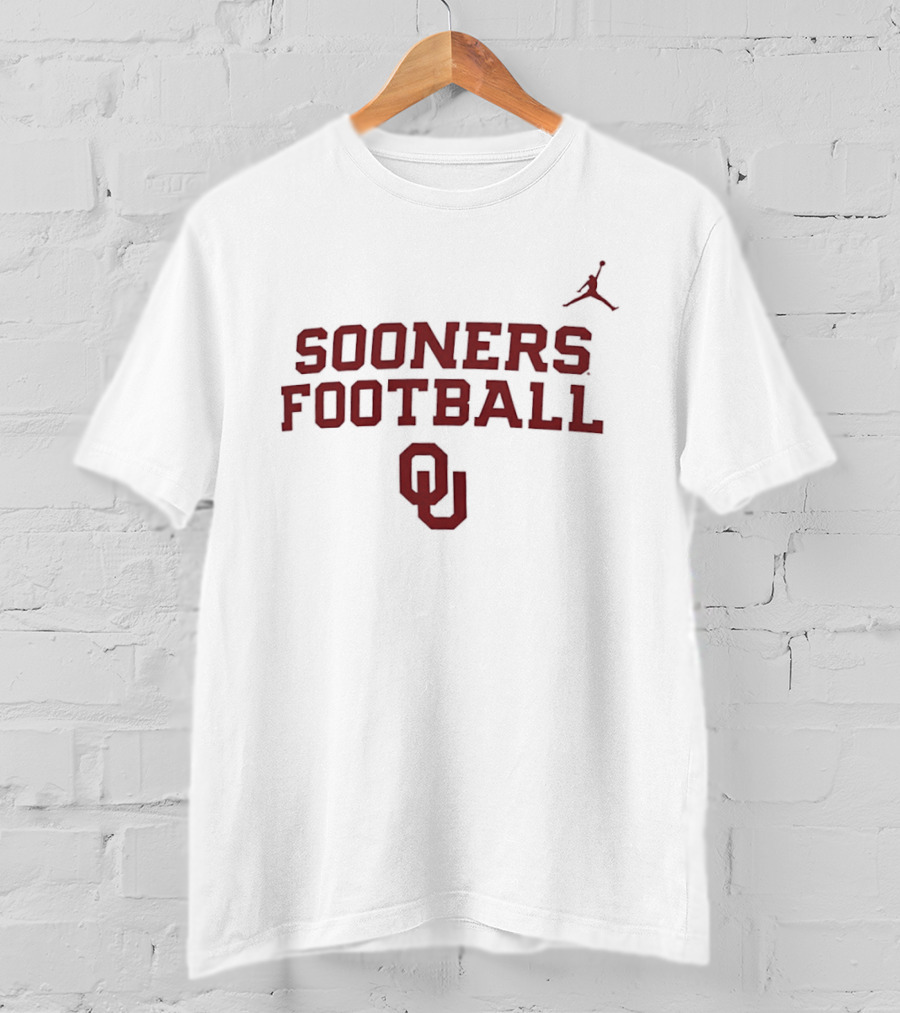 Oklahoma Sooners Football OU Jordan Brand T-Shirt