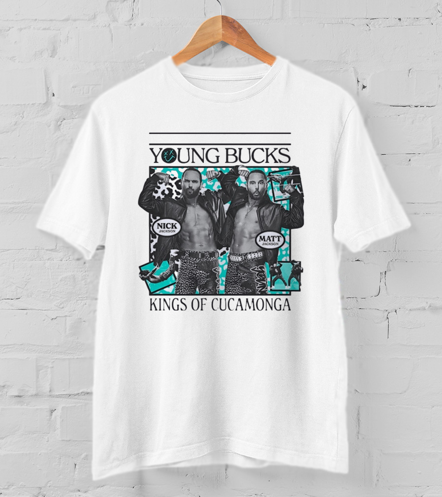 Young Bucks Nick Jackson Matt Jackson Kings Of Cucamonga T-Shirt